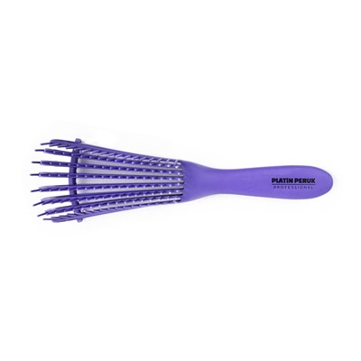 Detangling Adjustable Hair Brush Purple