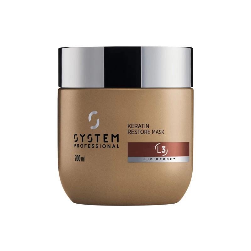 System Professional Luxe Oil Onarıcı Argan ve Keratin Maskesi 200 ml