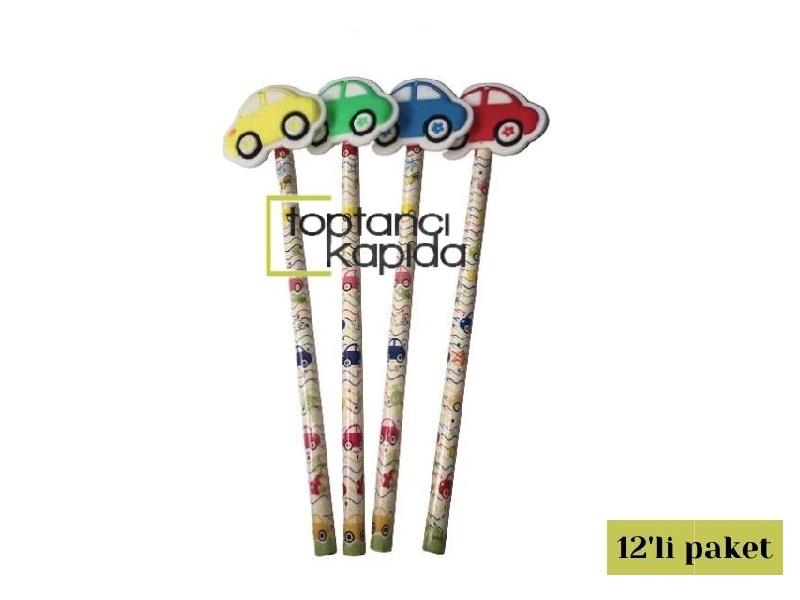 Arabalar Başlıklı Kurşun Kalem