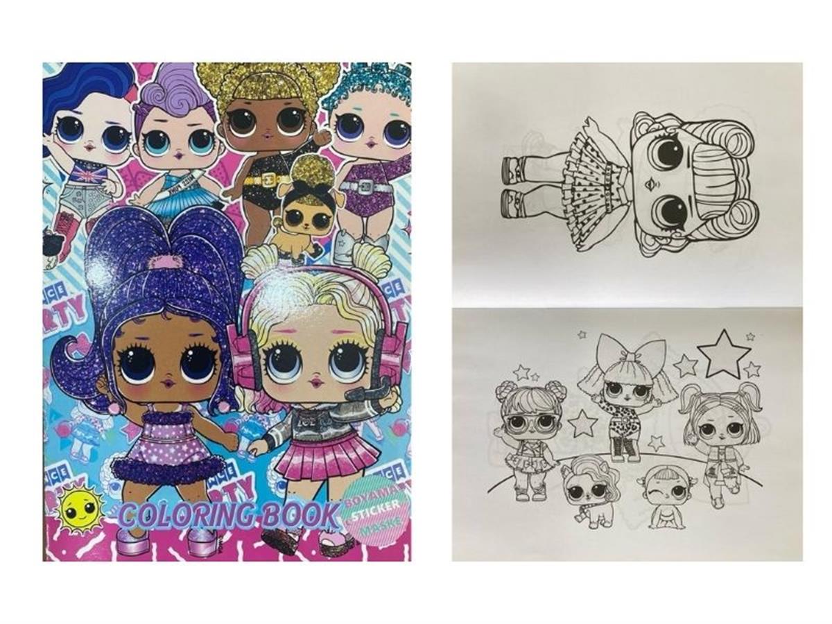 Bebekler Model Stickerlı Boyama Kitabı