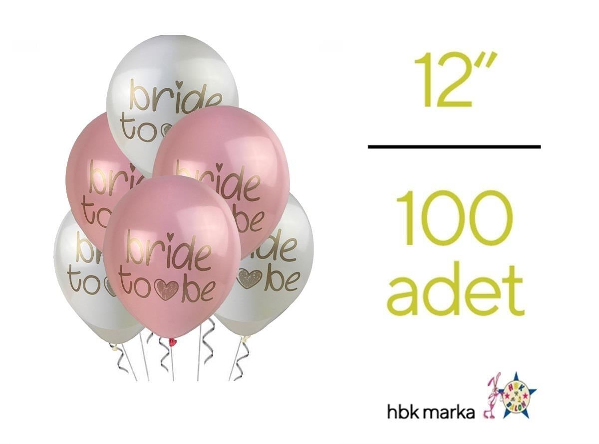 Bride To Be Baskılı Balon