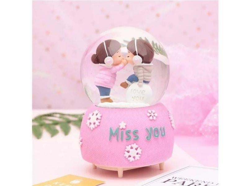 Çiftler Model Orta Boy Kar Küresi 