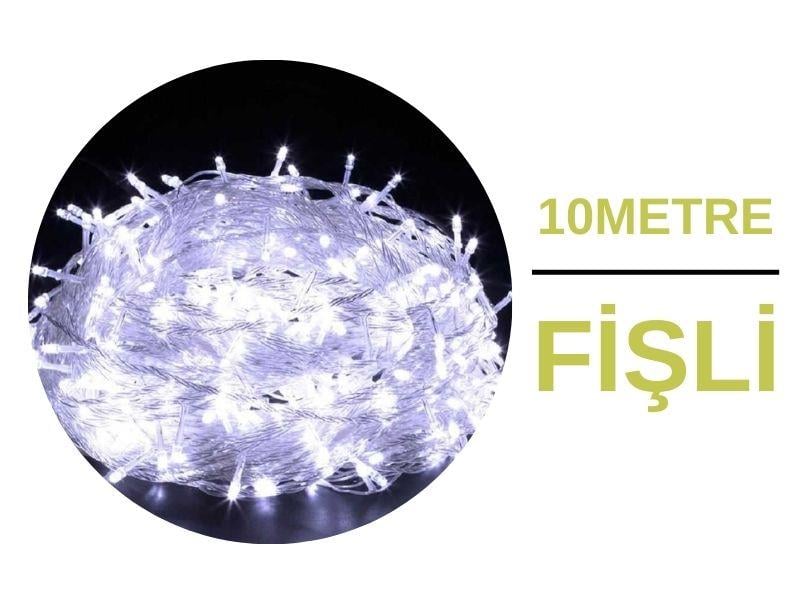 Dekoratif İP LED 10 Metre Beyaz