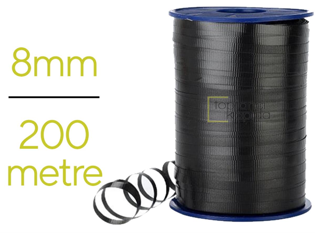 Düz Renk Siyah Rafya