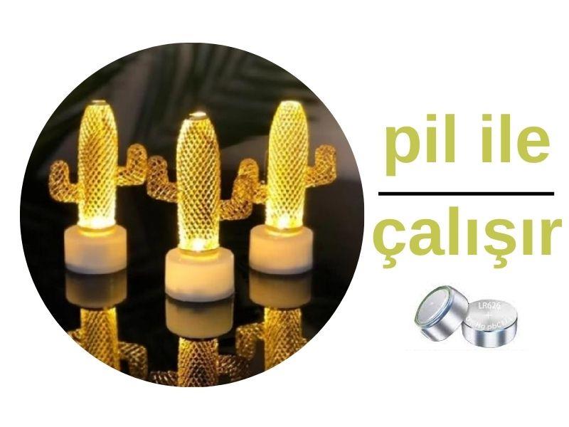 Kaktüs Şeklinde Mini LED Lamba