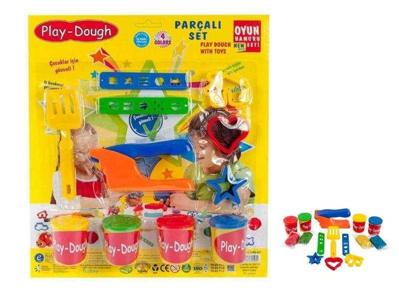 Kartelalı Parçalı Oyun Hamur Seti