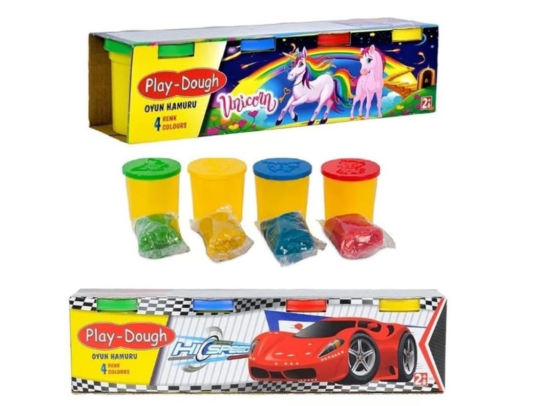 Küçük Boy Oyun Hamuru 4'lü Set