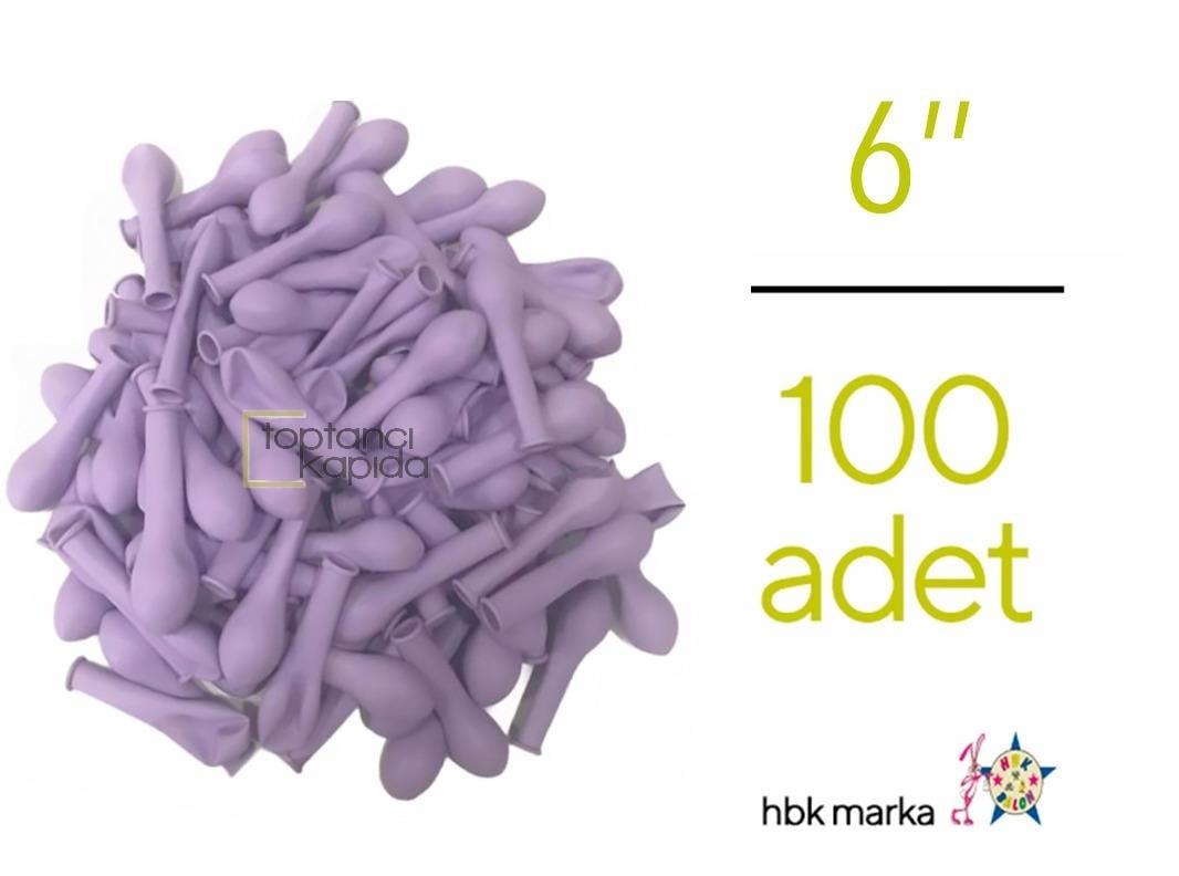 Mini Makaron Balon Lila Renk