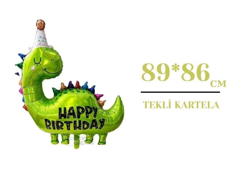Sevimli Dinozor Happy Birthday Folyo Balon P.R.C