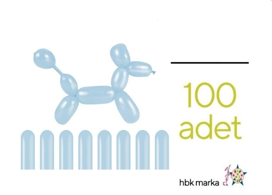 Sosis Balon Açık Mavi Renk HBK