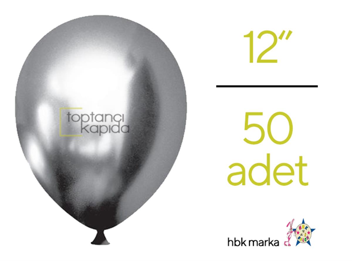 Toptan Krom Balon Gümüş HBK