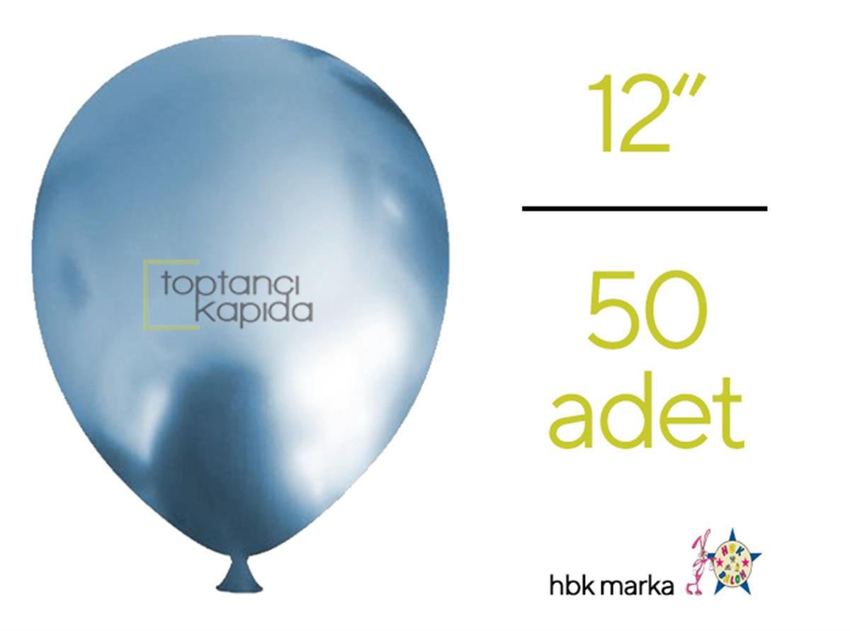 Toptan Krom Balon Mavi HBK