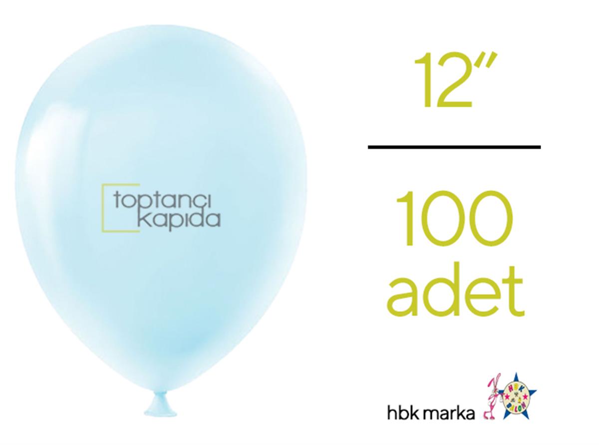 Toptan Makaron Balon Mavi HBK