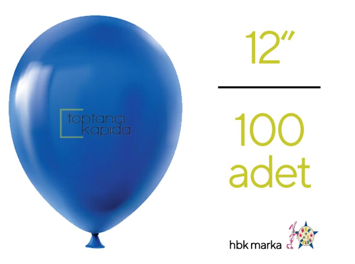 Toptan Pastel Balon Koyu Mavi HBK