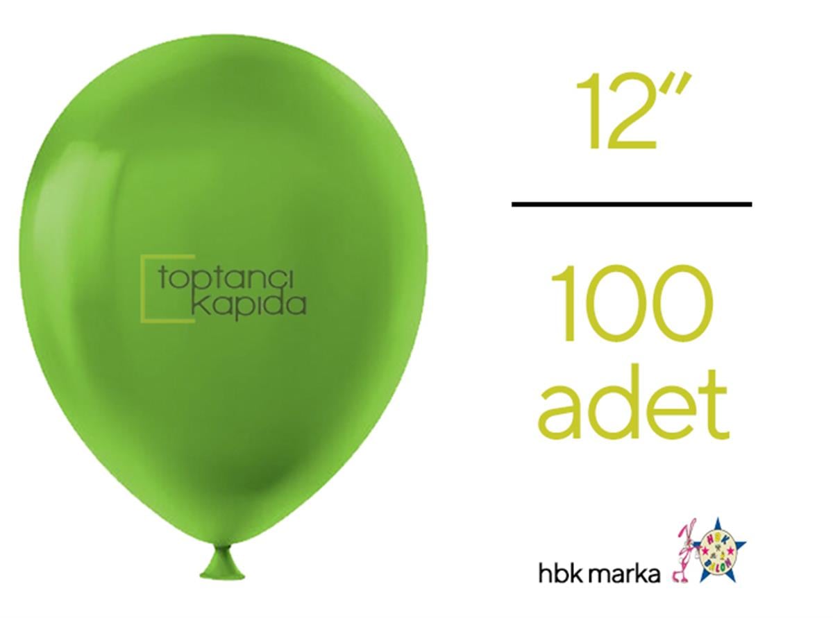 Toptan Pastel Balon Koyu YeşilHBK