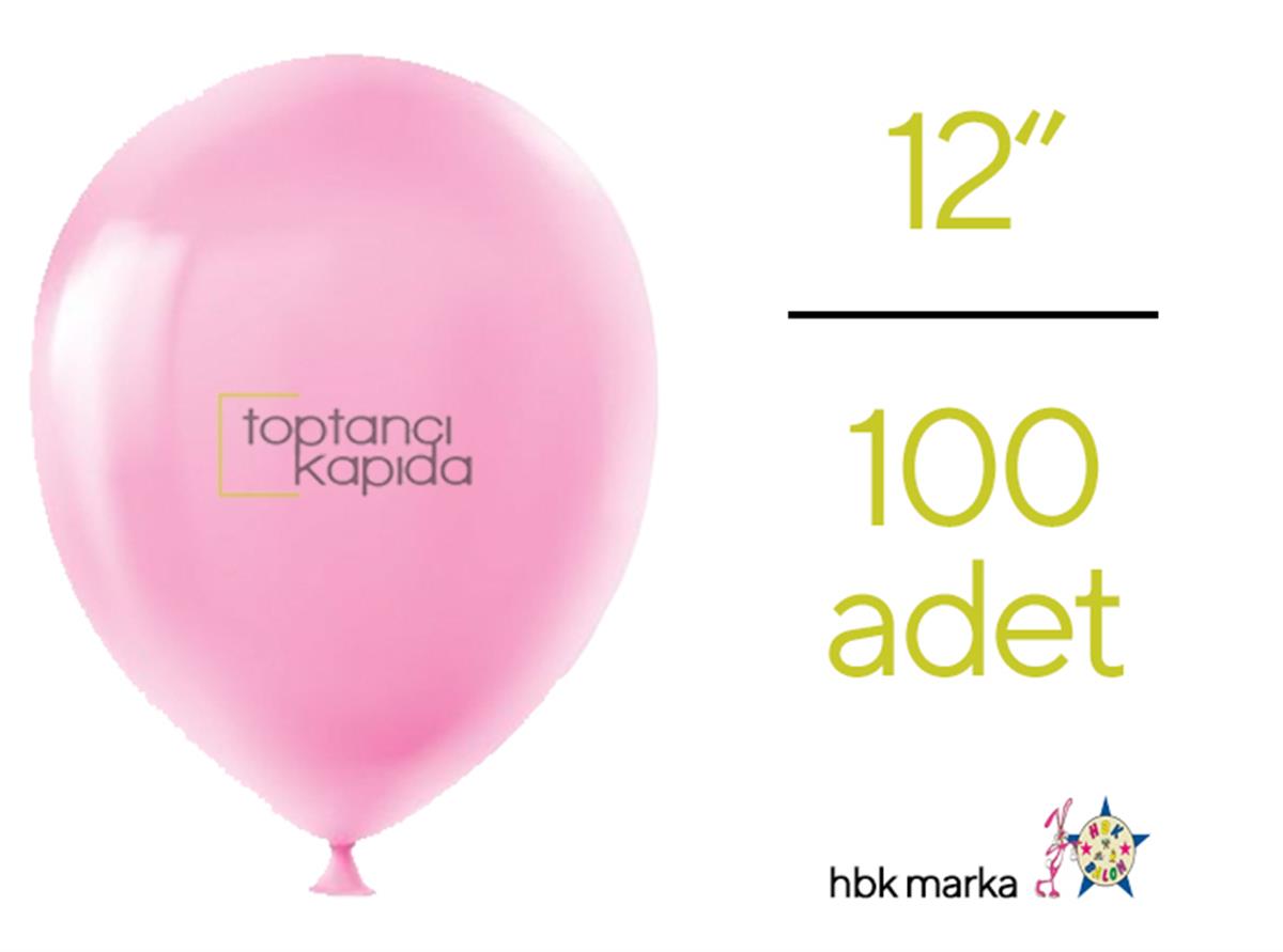 Toptan Pastel Balon Pembe HBK