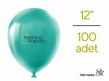 Toptan Metalik Balon Turkuaz HBK