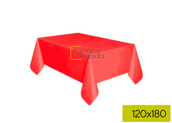 Toptan Plastik Masa Örtüsü Kırmızı