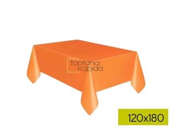Toptan Plastik Masa Örtüsü Turuncu