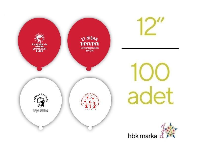 23 Nisan Baskılı Balon