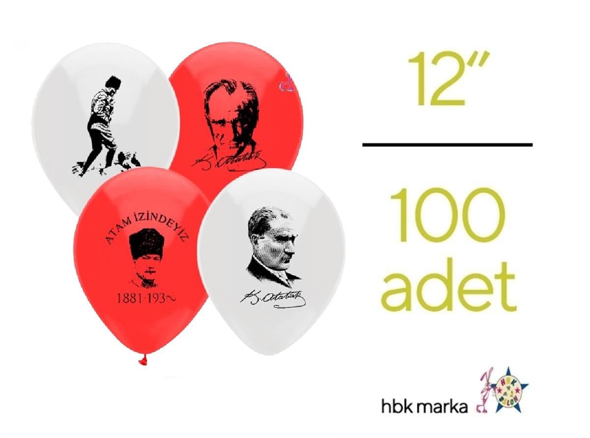 Atatürk Baskılı Balon