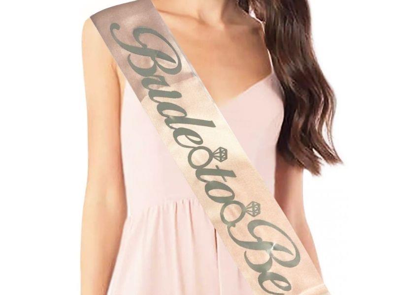 Bride To Be Pembe Gümüş Kuşak