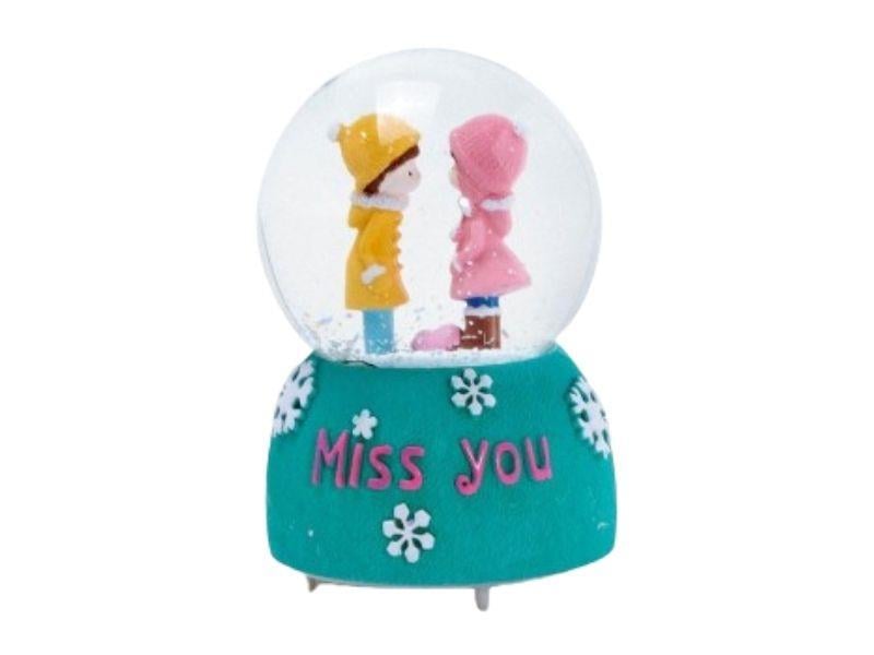 Çift Model Işıklı Müzikli Kar Küresi