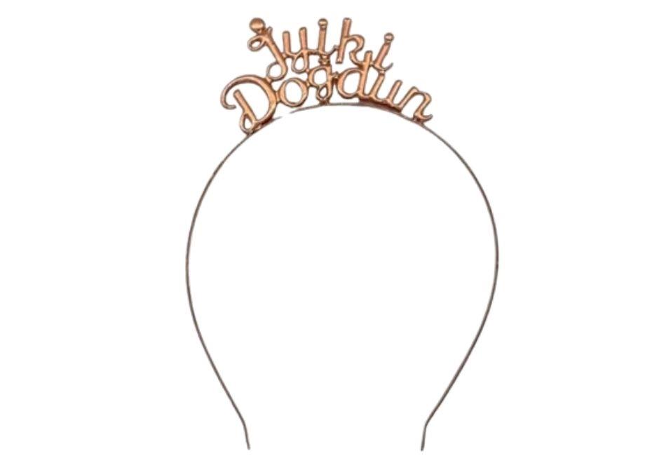 İyi ki Doğdun Metal Taç Rose Gold Renk