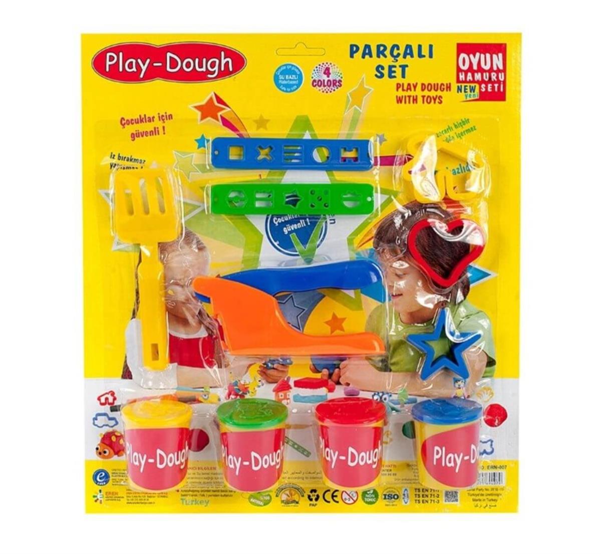 Kartelalı Parçalı Oyun Hamur Seti