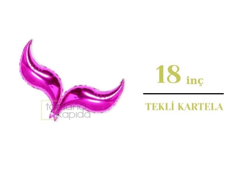 Kuyruk Folyo Balon Fuşya Renk 18inç