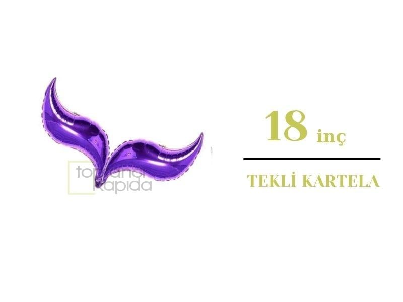 Kuyruk Folyo Balon Mor Renk 18inç