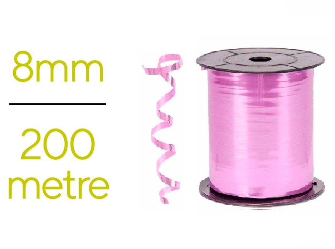 Metalize Rafya Pembe Renk