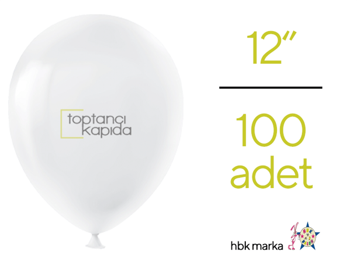 Pastel Balon Beyaz
