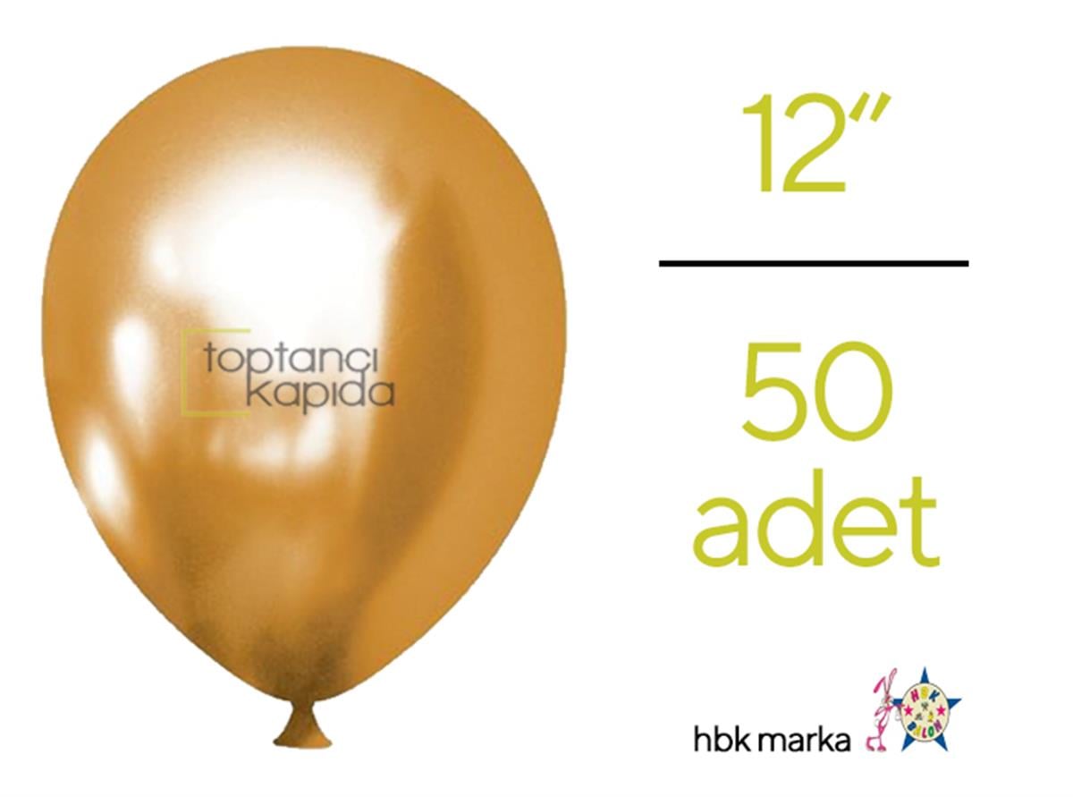 Toptan Krom Balon Gold HBK