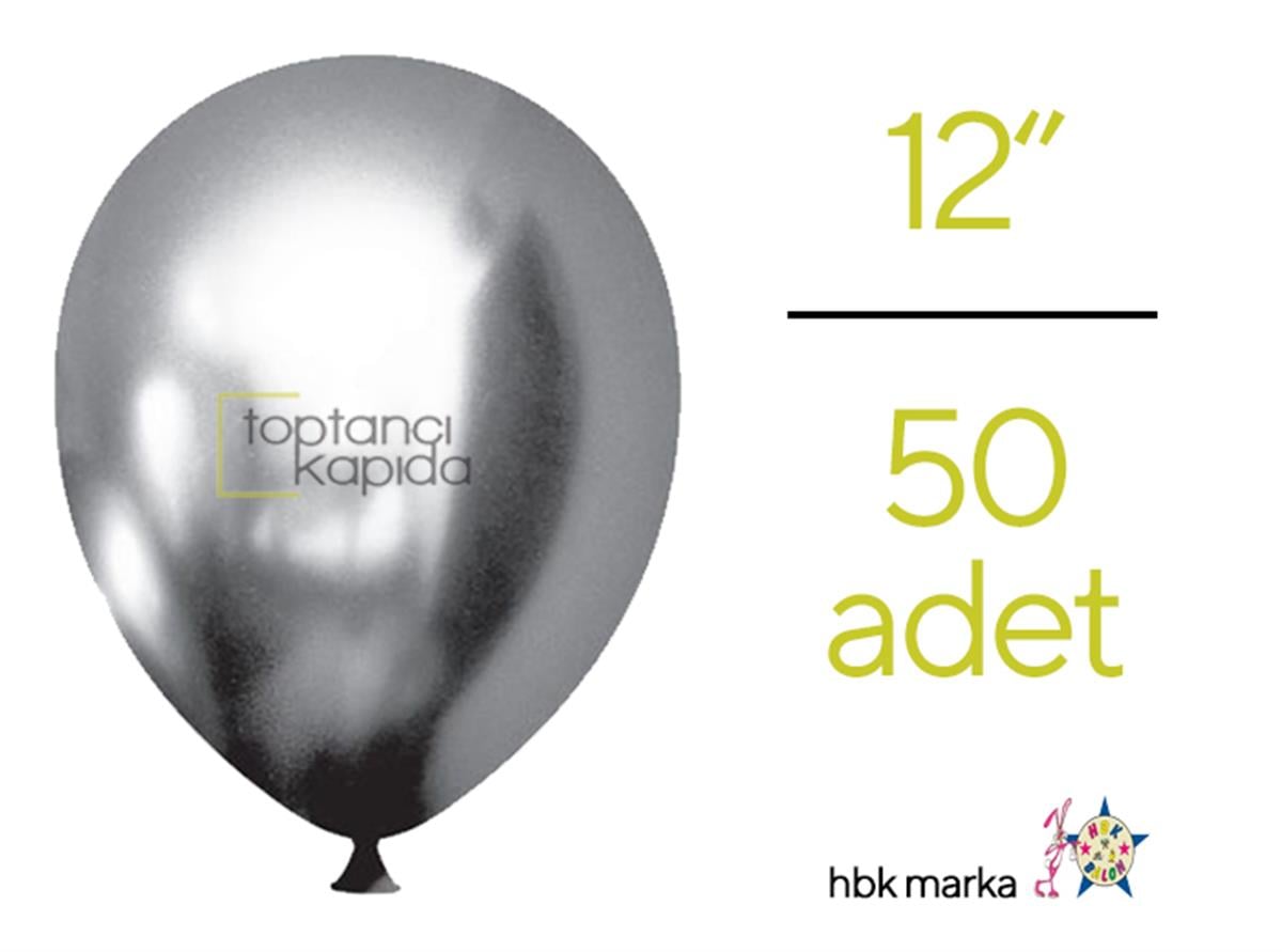 Toptan Krom Balon Gümüş HBK