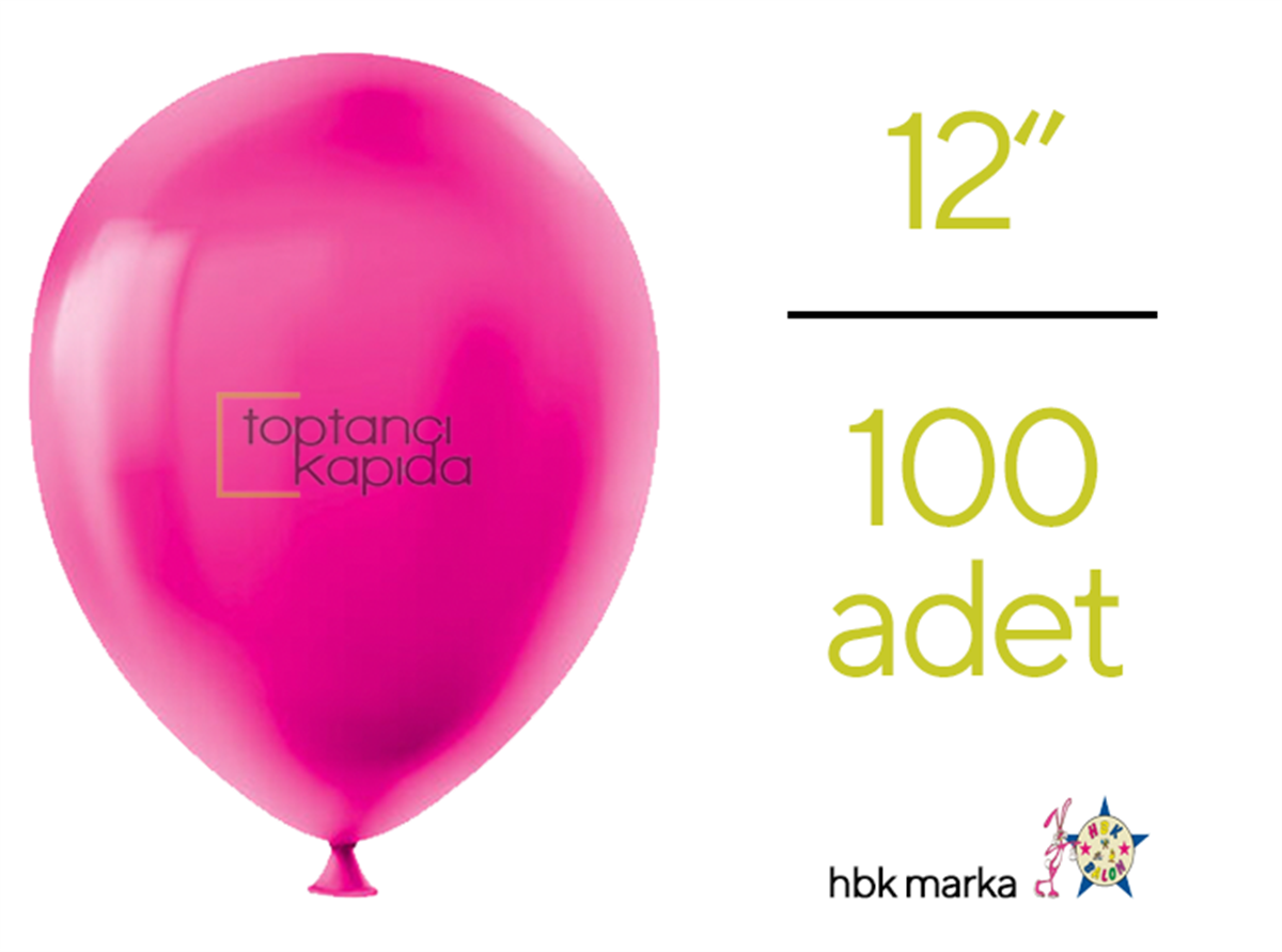 Toptan Pastel Balon Fuşya HBK