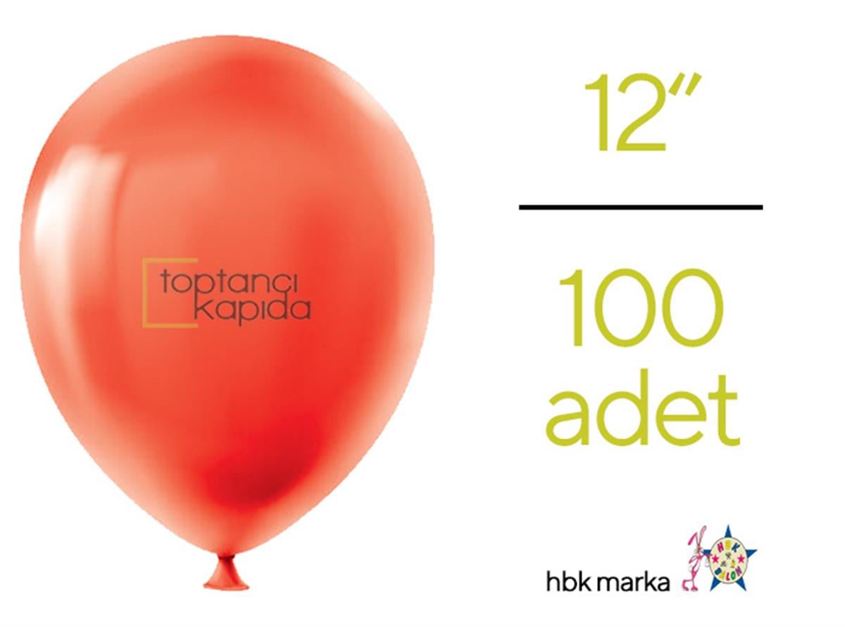Toptan Pastel Balon Kırmızı HBK