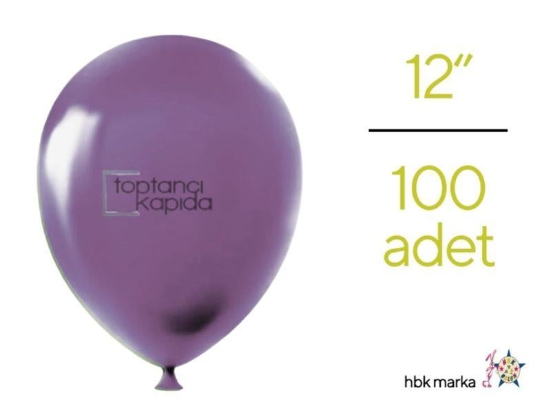 Toptan Pastel Balon Lila HBK