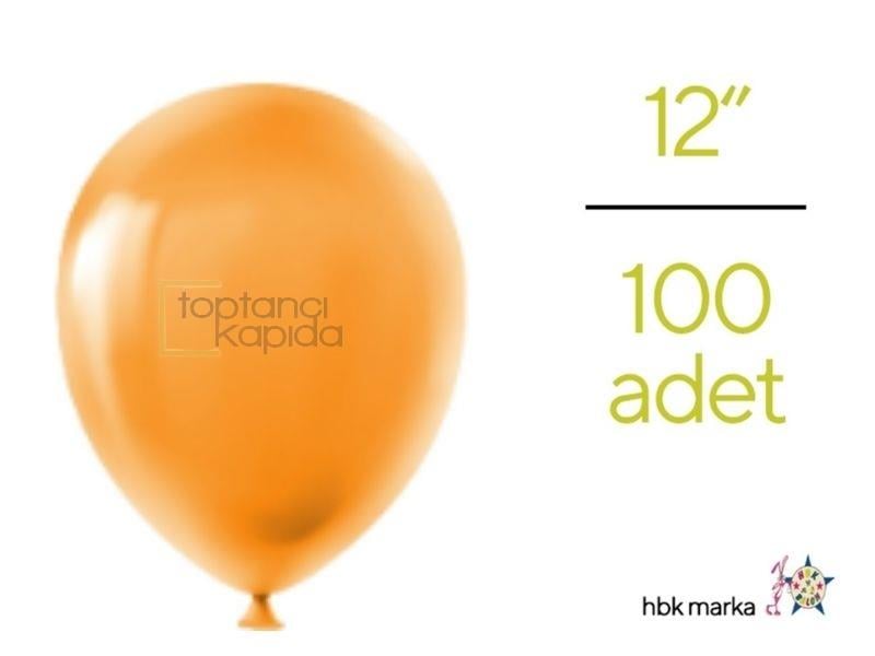 Toptan Pastel Balon Turuncu HBK