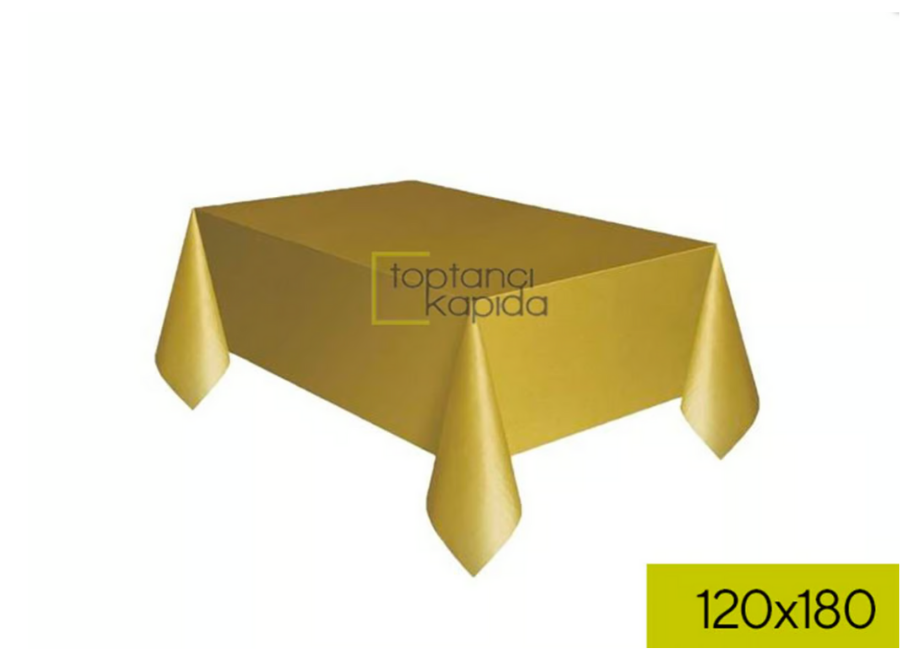 Toptan Plastik Masa Örtüsü Gold