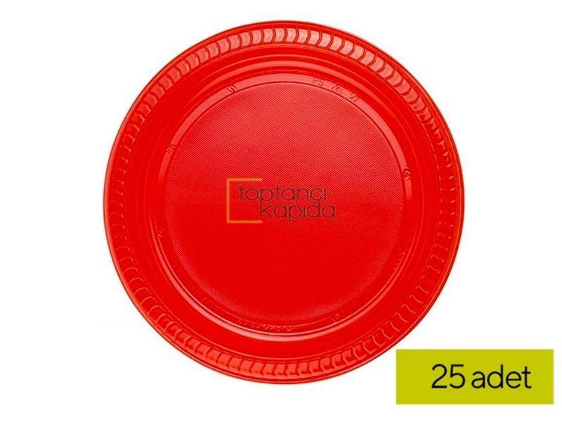 Toptan Plastik Tabak Kırmızı