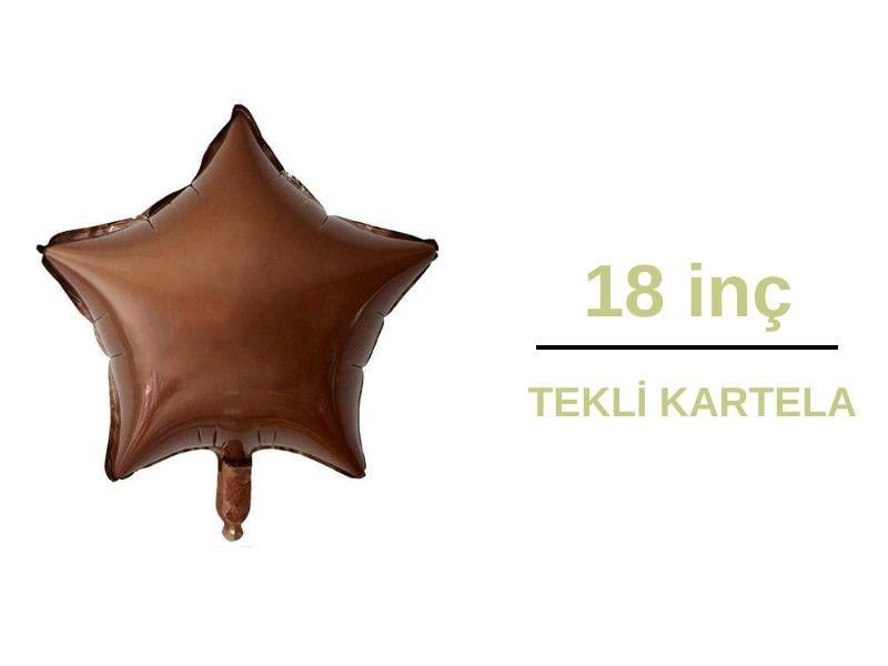 Yıldız Folyo Balon Kırmızı Renk 18inç