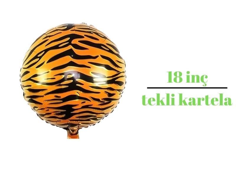 Yuvarlak Kaplan Folyo Balon