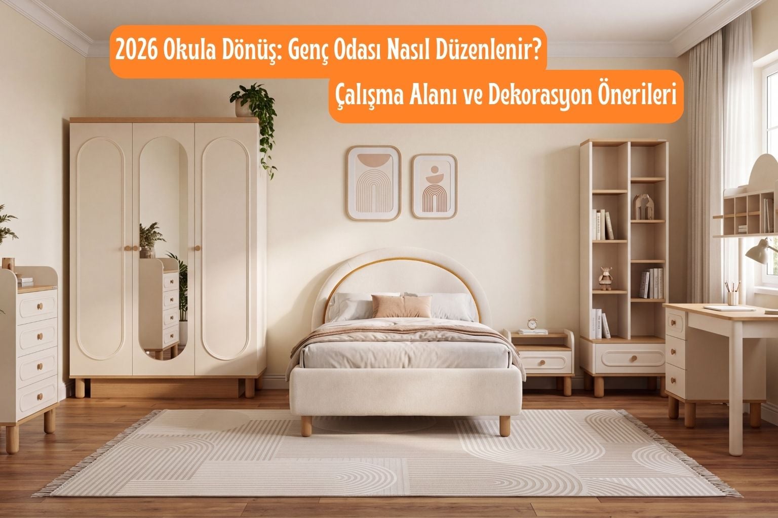 2026 okula dönüş genç odası düzenleme ve çalışma alanı önerileri
