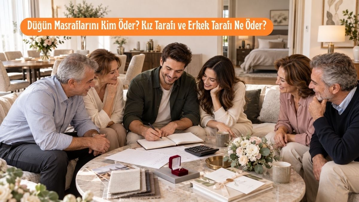 Düğün masraflarını planlayan çift ve aileleri