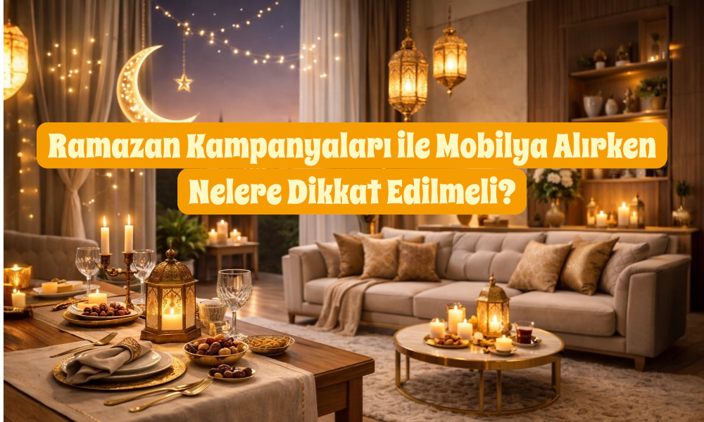 Ramazan Kampanyaları ile Mobilya Alırken Nelere Dikkat Edilmeli?