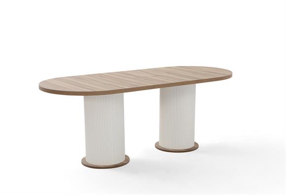 160lık Bohem Elips Açılır Masa (Dut)