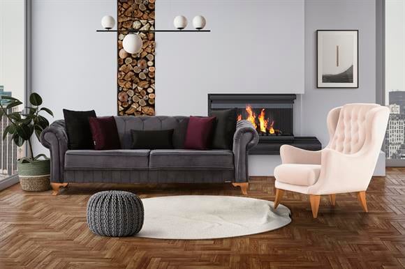 Aden Koltuk Takımı (Gri)