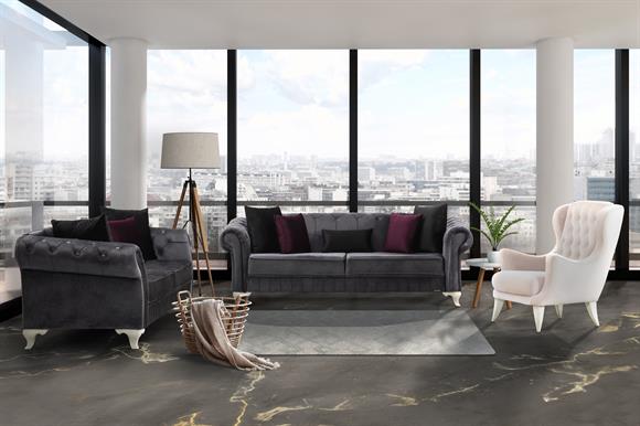 Aden Koltuk Takımı (Gri)