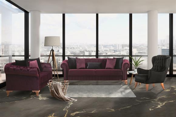 Aden Koltuk Takımı (Mor)